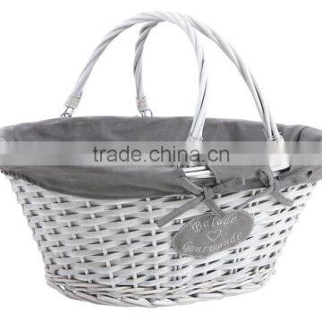2016 Spring New Design Cheap Firewood Wicker Vegetable Basket