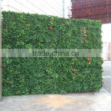 Outdoor artificial green wall green fence for sale