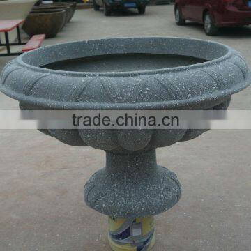 Fiberglass planter flowerpot