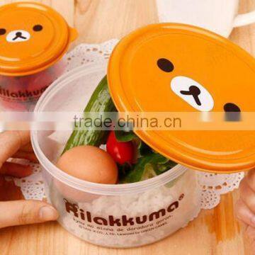 New Design Cartoon Plastic Crisper Box Set Food Storage Preserving Box 2017 photo-2