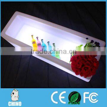 Led Illuminated PE Plastic Bucket Plastic Ice Buckets With Lids Battery photo-3