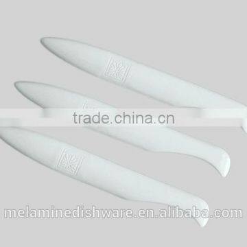 melamine white cake knife