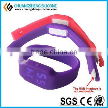 Leather Silicone Watch Strap for Mobile Watch Phone photo-3