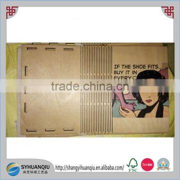 laser cust wooden bamboo book cover-cn