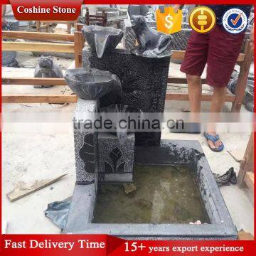 Unique Artificial Engraving Garden Stone Water Fountain photo-5