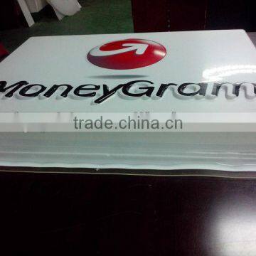 Plastic Advertising Display Board of Vacuum Forming Process
