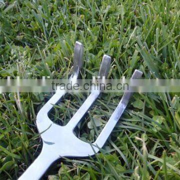 Ergonomic Handle Aluminum Alloy Boday Garden Shovel/ Garden Rake/garden Cultivator photo-4