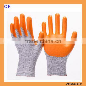 PU Top Fit Grip Coated Industry Cut Resistant Safe Workshop Gloves photo-4