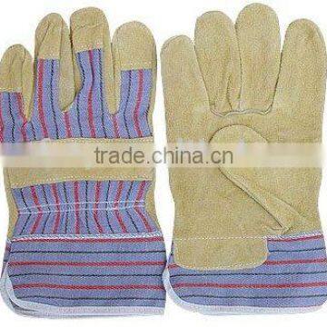 Pig grain leather working glove