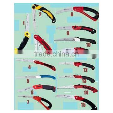 high quality hand garden pruning pruner folding back pole saw tool,board foldable saw for tree cutting tool