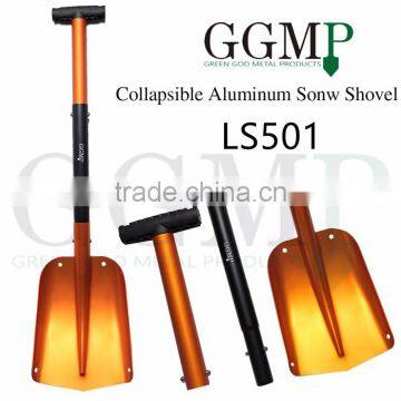 new design light weight portable china car auto atv telescopic collapsible aluminum snow shovel