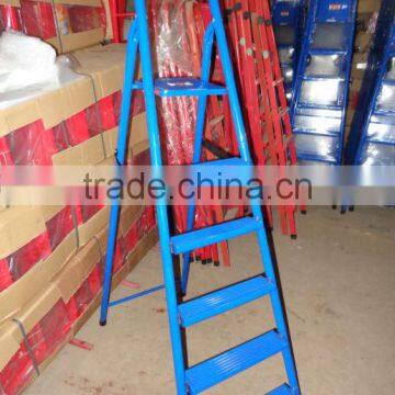 household step iron ladders one side stairs 4-9