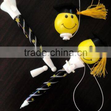 Yiwu Wholesale Promotional Graduation Plastic Pen Spring photo-2