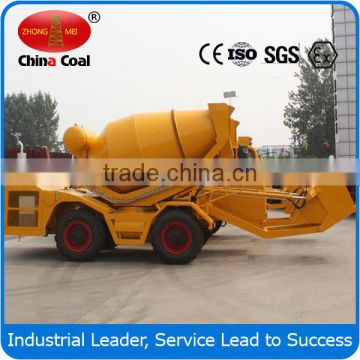 2.5 cbm self loading truck concrete mixers