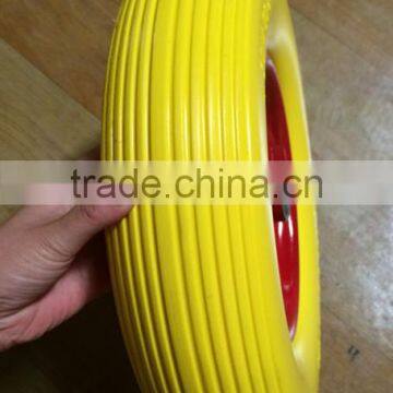 China Supplier Wheel Barrow Hand Cart Tyre and pu Wheel photo-4