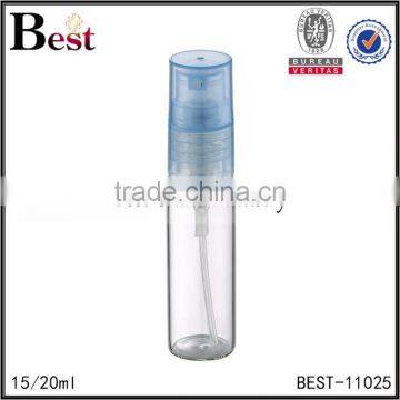 2017 Hot New Products Cosmetic Packaging 15ml 20ml Clear Blue Bottle Perfume Pump Sprayer Perfume Bottle Black Cosmetic Toner photo-2