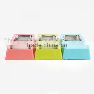 New Design Double Non Slip Stainless Steel Dog Food Bowl photo-2