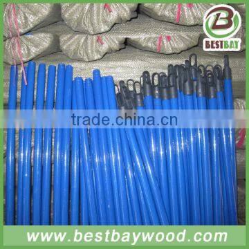 Monthly Hot Sale 20 Containers Single Color PVC Coated Wooden Broom Handle/mop Sticks photo-3