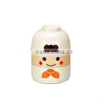 Japanese Kokeshi Bento Lunch Box Samurai Geisha Kids Lunch photo-3