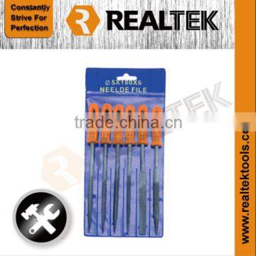 5PCS Needle File Set With Plastic Handle