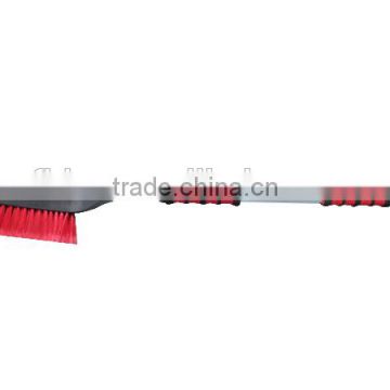 Plastic Long handle Car Ice scraper with brush