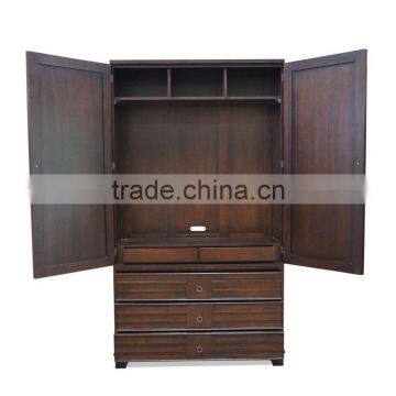 Cabinet Dressing Luxury Walnut Doff Mahogany Wood Furniture photo-3