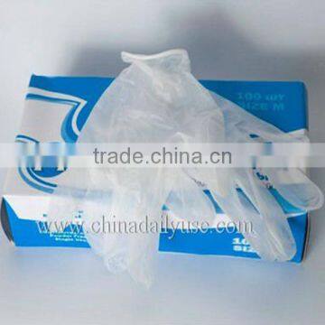 Disposable Vinyl Gloves Clear Color for Medical/food/industry and Cleaning photo-3