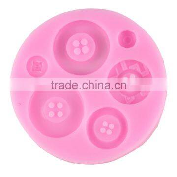 Liquid Silicone Mold Chocolate Chip Cake Tool DIY Cake Decorating Mold Button 1688 Agent photo-2