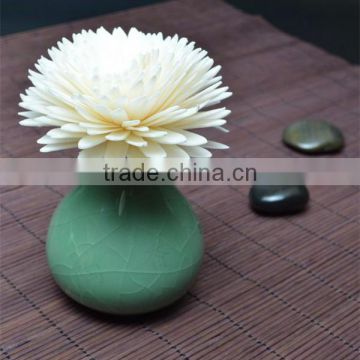 handmade white sola wood flower for reed diffuser