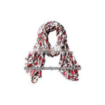 new model fashion custom made cotton scarf