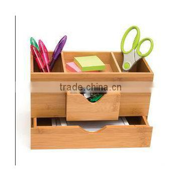 nice pen container with two little drawer