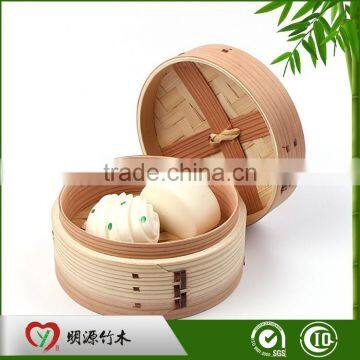 Eco-friendly 3 Tier Bamboo Steamer photo-2