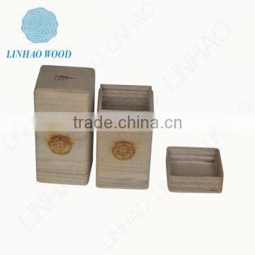 China customzied wooden box/Wood box with laser engraving logo