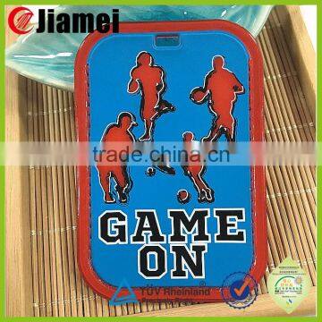 Travel luggage name tag OEM cheap plastic wholesale luggage tags