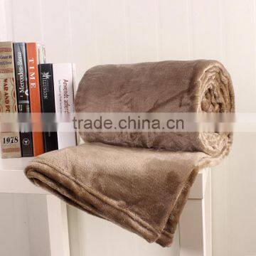 100% Polyester Printed Solid and Soft Coral Velvet Fleece Blanket photo-3