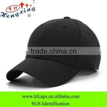 Wholesale sport hat black custom design blank cheap baseball hat