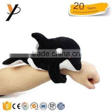 Funny sea animal whale fabric slap bracelet