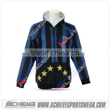 100% Polyester Sublimation Sportswear Single Custom Hoodies photo-4