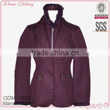 Winter/casual Wear Exposed Zipper Warm Coats and Jackets With Detachable Collar photo-1