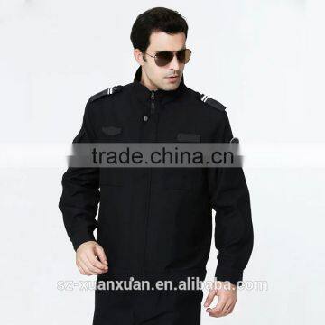 customized fashion security uniform 2pieces work uniform