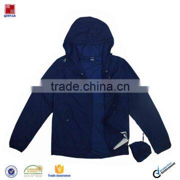 Navy Blue Light Portable Spring Parka Jacket Men
