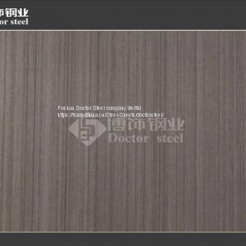 Manufacturer Wholesale 304 Black Titanium Hairline Stainless Steel Sheet photo-3