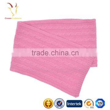 Warm Merino Wool Hat Scarf Attached,Cable Knit Wholesale Hat and Scarf Set photo-3