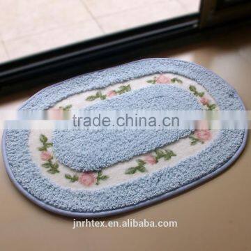 High Quality 100%cotton Round Shower Mat photo-2