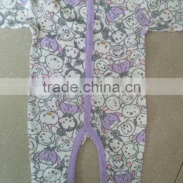 New Model Long Sleeve Organic Cotton Baby Rompers Wholesale Baby Clothes photo-3