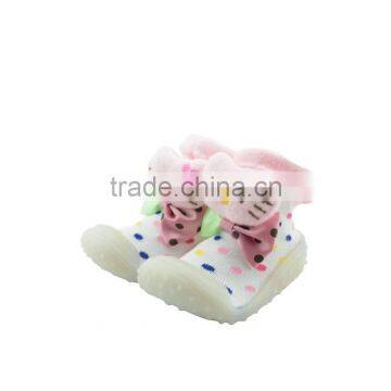 Factory Wholesale Funny Skidders Thick Rubber Sole Cheap Baby Shoes photo-6