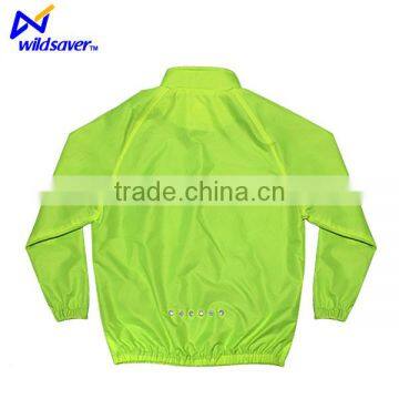 USB Rechargeable Flashing Safety Cycling Sports Long Sleeve Jacket photo-3