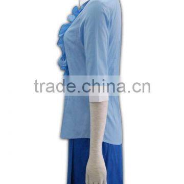 Tailor-made Festival Short Sleeve Low MOQ Brand New Design Ladies Fashions Suits photo-3