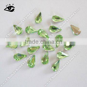 8x13mm tear drop rhinestone fancy stone BUT4300 for shoes