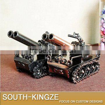 Retro Style Mini Tank Iron Metal Model